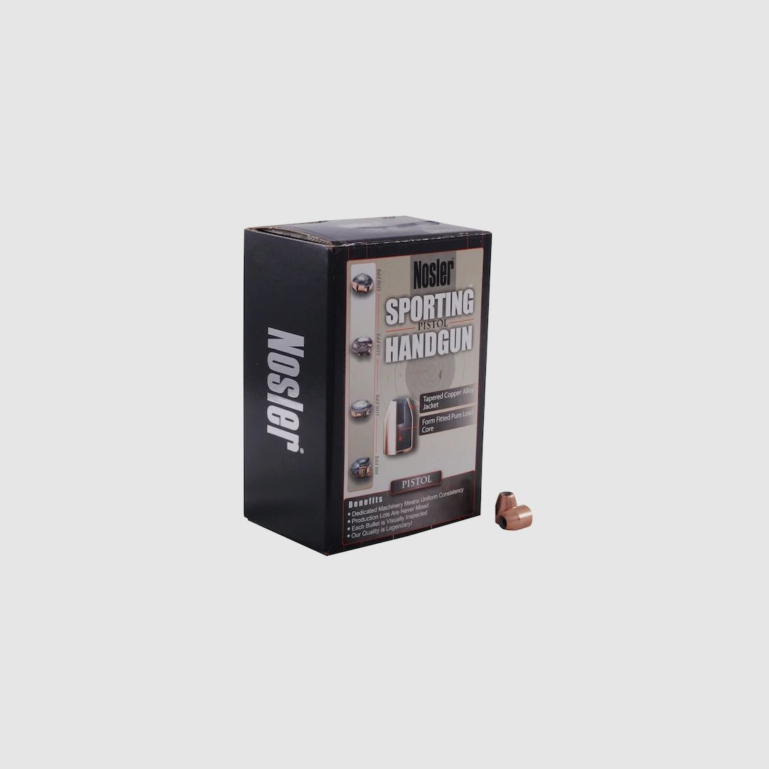 Nosler Geschoss Sporting Handgun 10mm/.400 150GR JHP 250 Stück