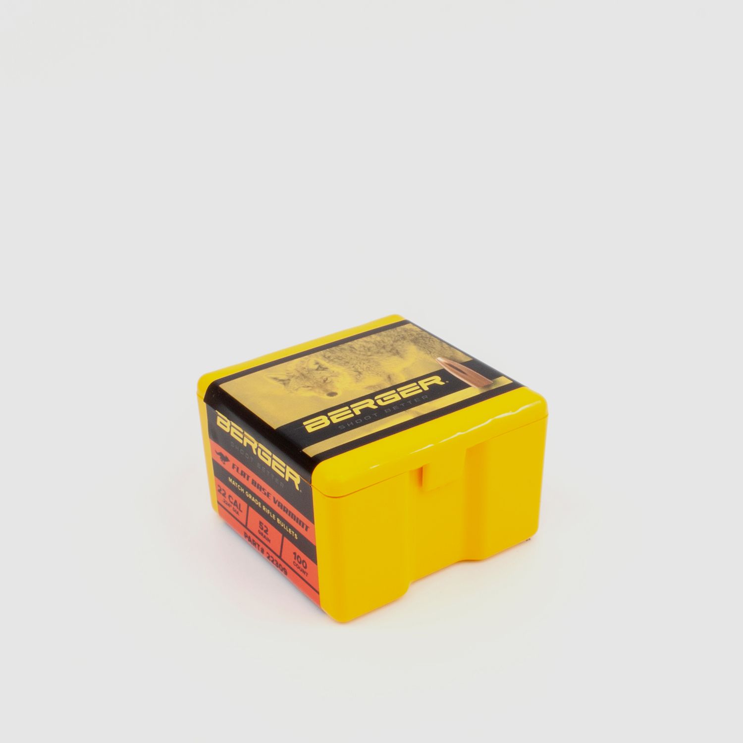 Proiettile Berger .22 FB Varmint 52GR 100 Pezzi