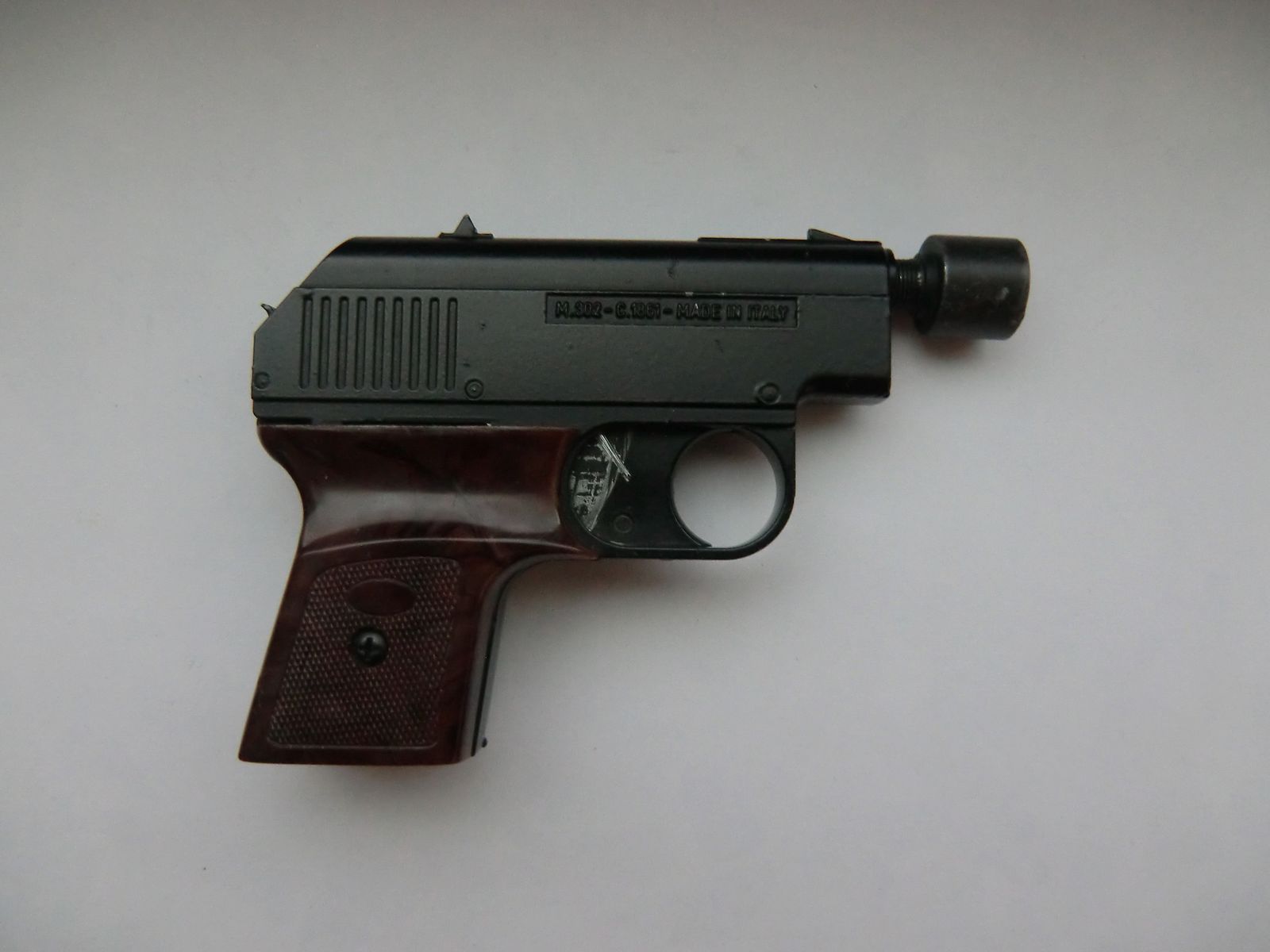 Umarex Mod. 302 ähnlich Röhm RG 3 ( Made in Italy ) 6mm PTB: 313  7 - Schuss Stangenmagazin, + 15mm Pyrobecher