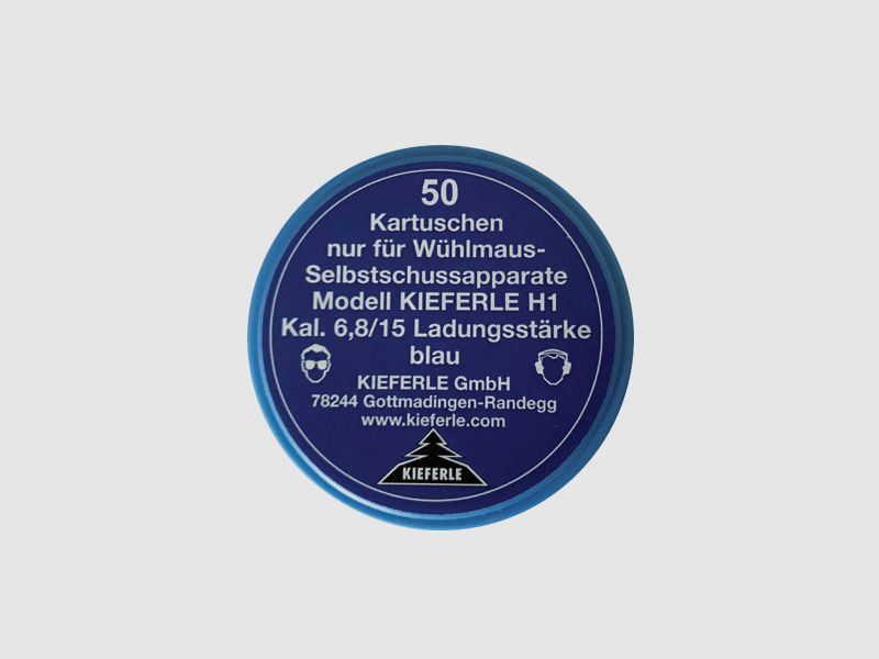 Spezialkartuschen Kal. 6,8/15 nur für H1