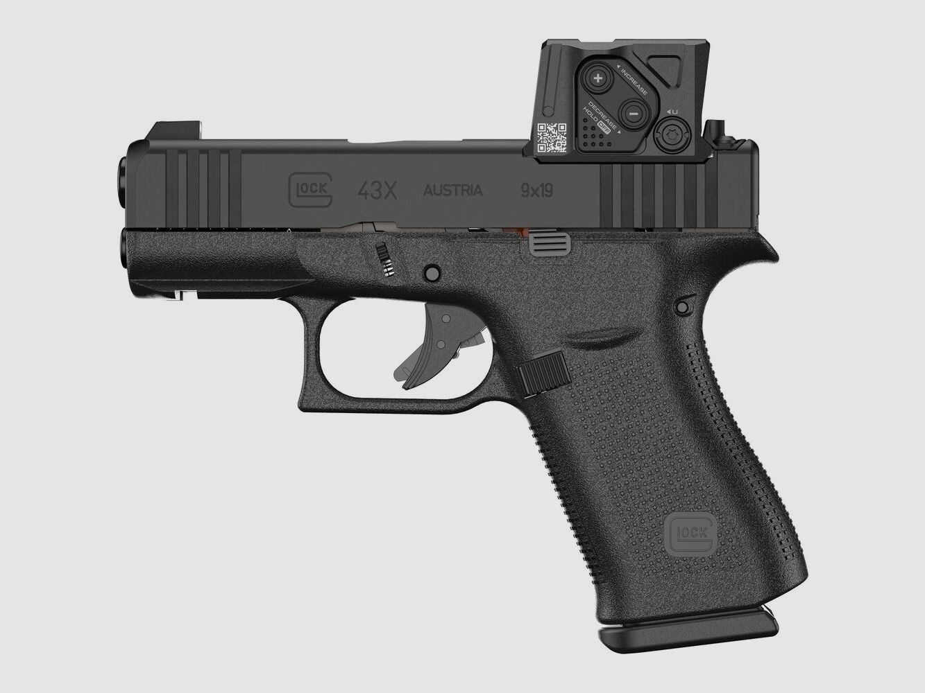 Pistola Glock 43X A-CUT Combo 9 mm Luger