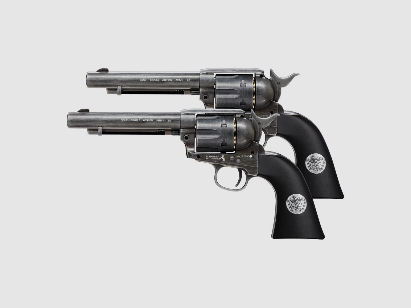 Colt Single Action Army Double Aces Duel Set Kaliber 4,5mm Stahl BB