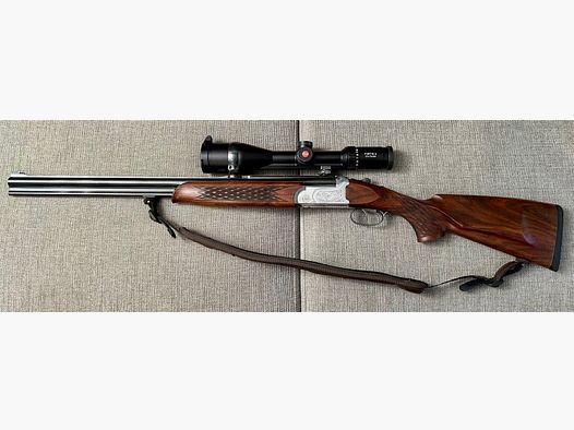 Luxus Bergstutzen Antonio Zoli mit Leica Fortis 6, 7x65 R & .17 Hornet, Top Zustand, inkl. Munition