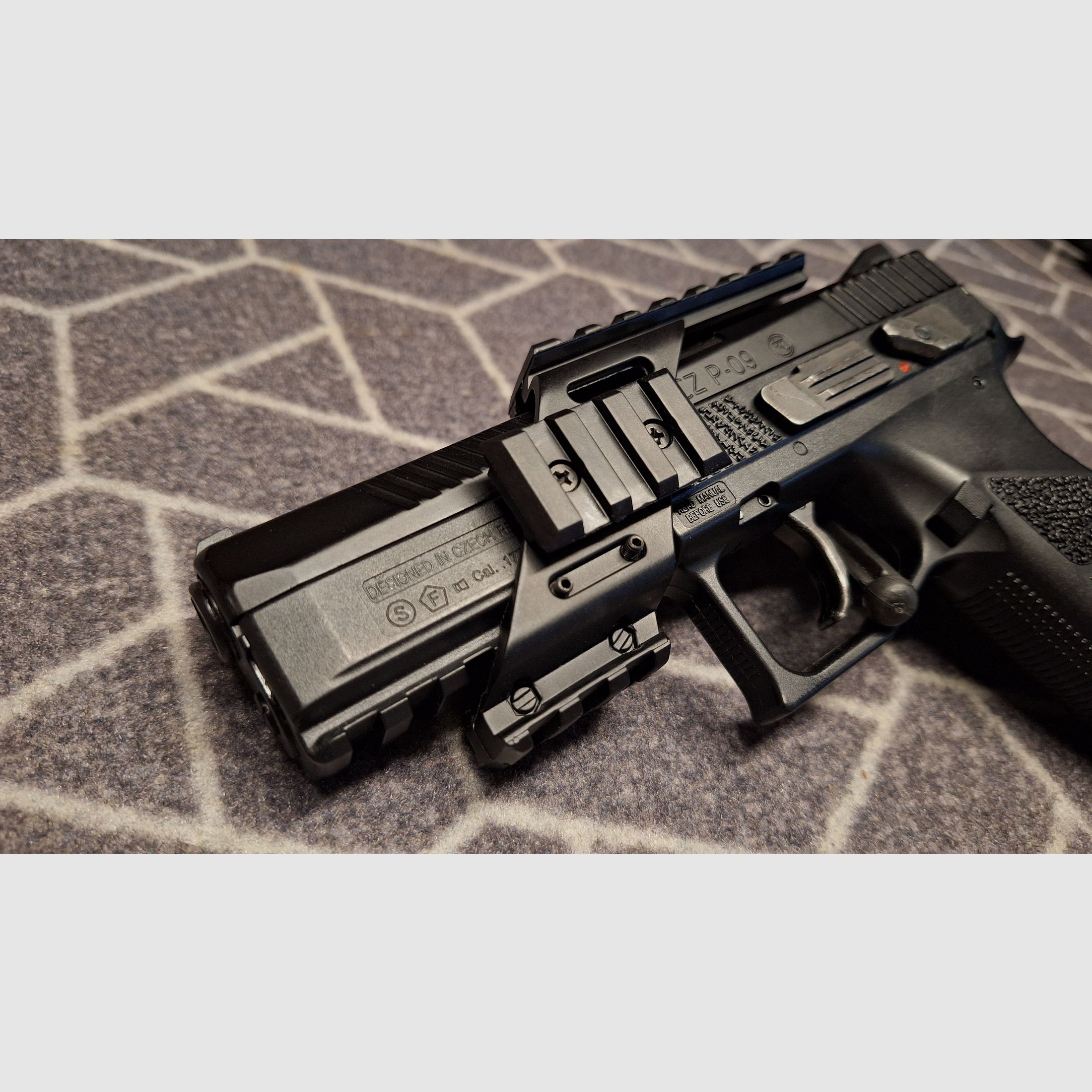 CZ P-09 Duty 4,5 mm Diabolo/Stahl BB Co2-Pistole Blow Back, Bild 8 von 12
