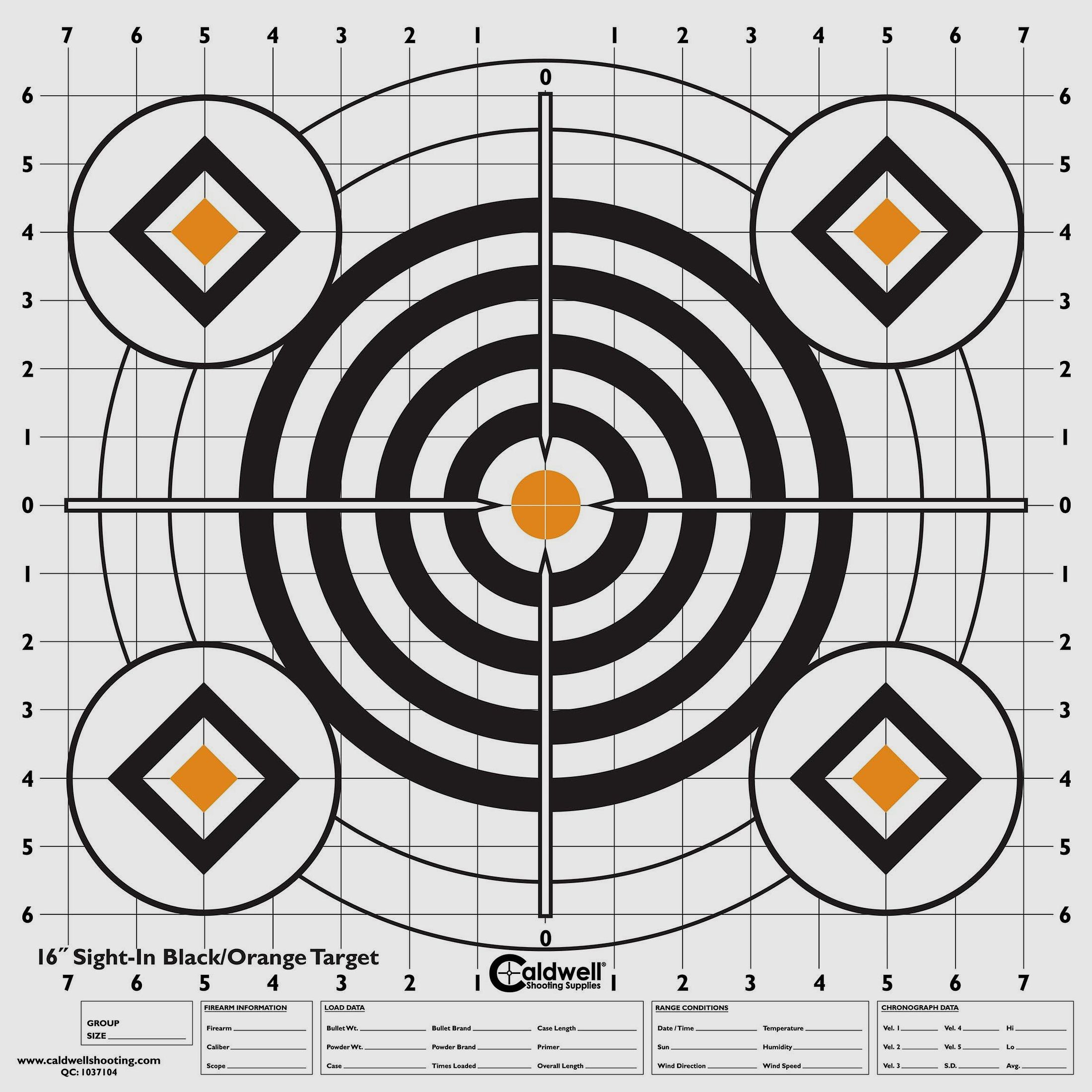 Diana auf Papier 16″ x 16″ (10 Stk) Bullseye