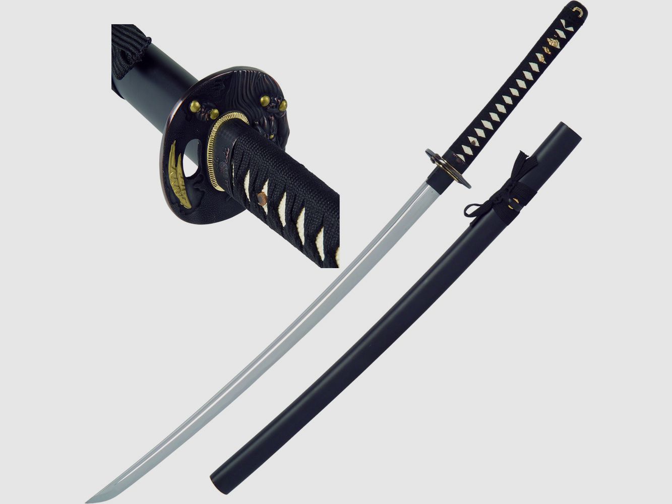 Półręcznie wykonana katana
