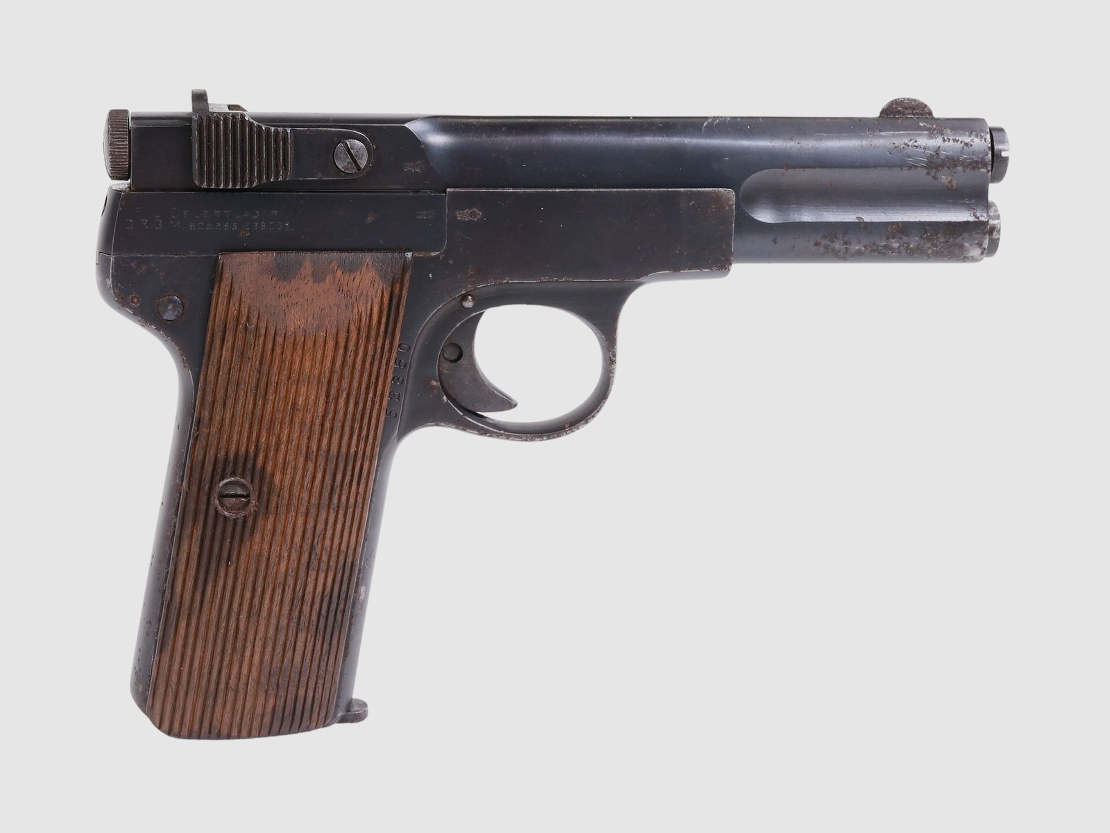 F.L. Langenhahn 7,65Br, kaliber 7,65mm Browning || Pistool