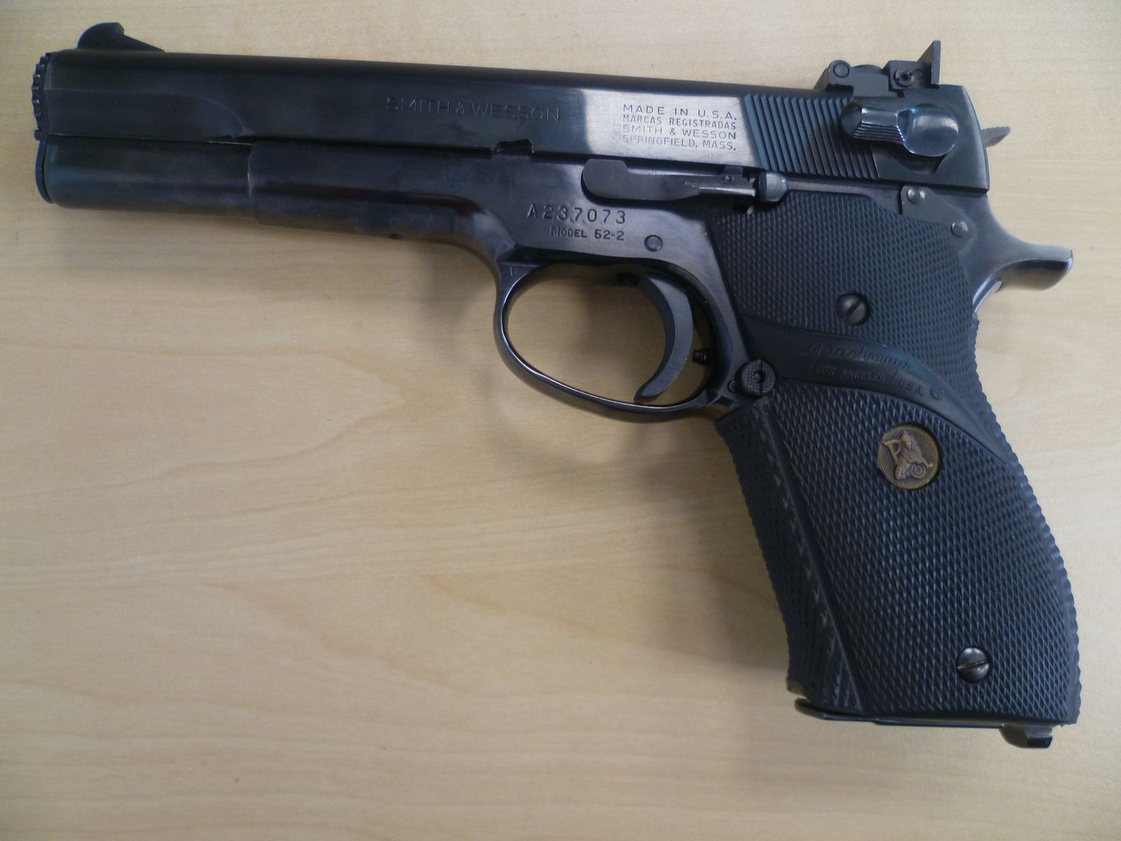 Pistole Smith & Wesson 52-2  - .38 Spezial Wadcutter