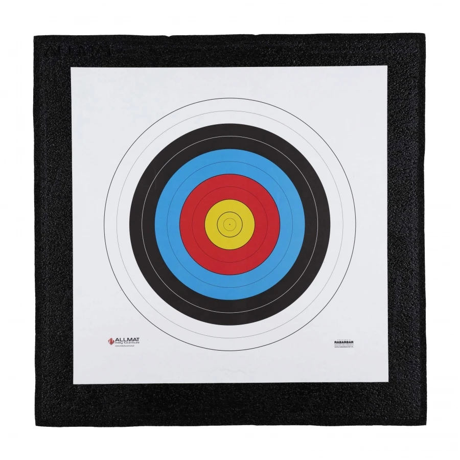 Mata łucznicza piankowa tarcza do strzelania z łuku 60x60x15 cm + stelaż