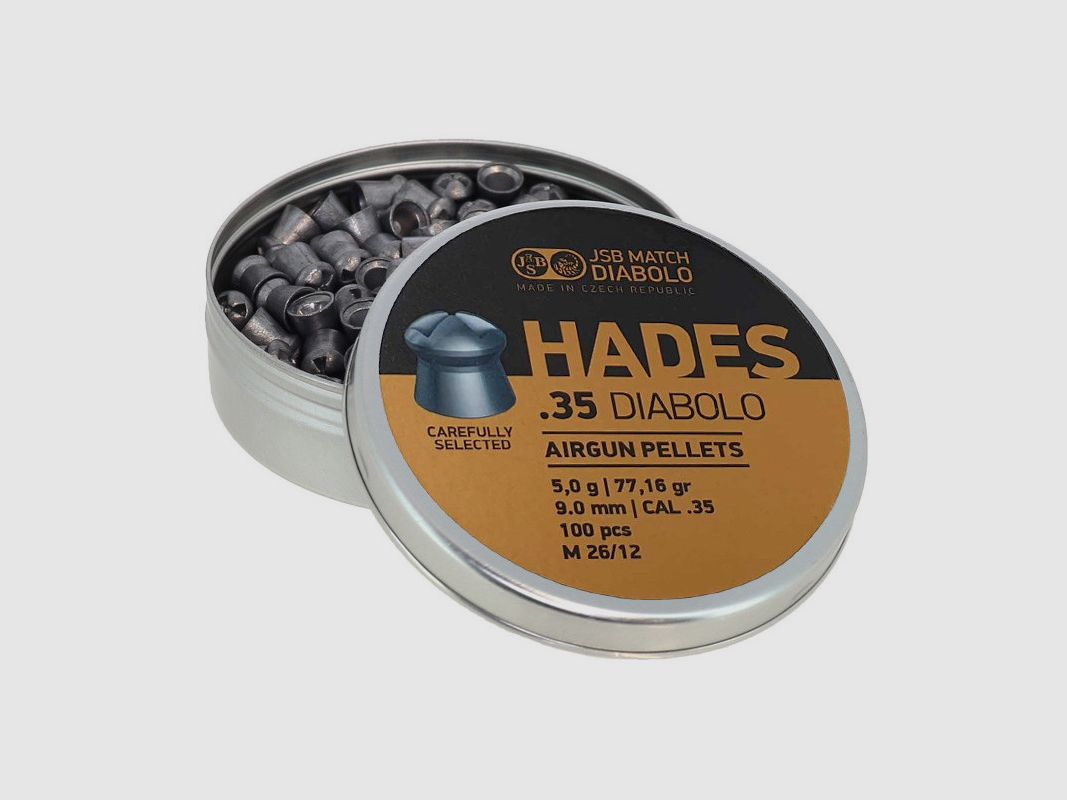 100 Diabolos JSB HADES Kal. 9 mm