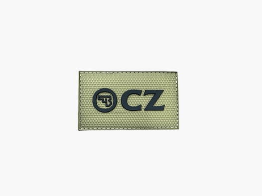 PATCH – CZ RETTANGOLARE NERO/VERDE (CON VELCRO)
