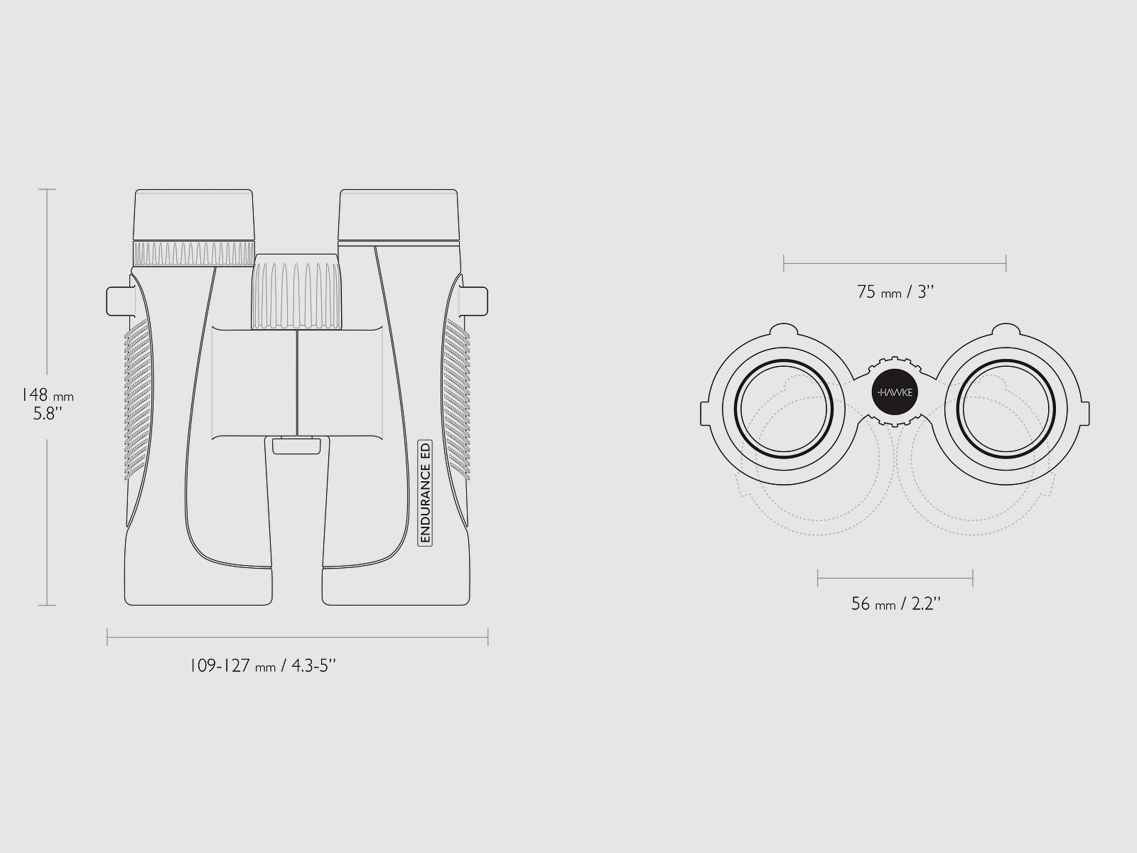 Hawke 36205 ENDURANCE ED 8x42 FERNGLAS GRÜN