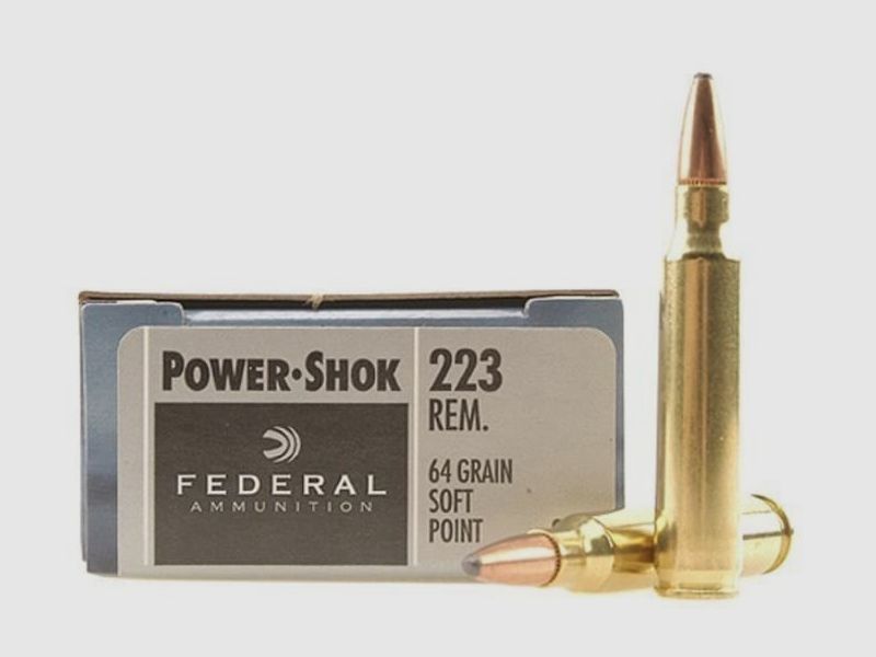 Federal Power-Shok .223 Rem. 64GR JSP 20 cartouches