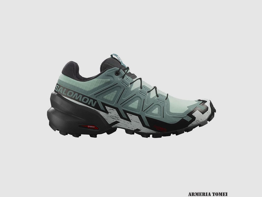 SALOMON – DAMES – SPEEDCROSS 6 W Yucca / Ebony / White, afbeelding 1 van 6