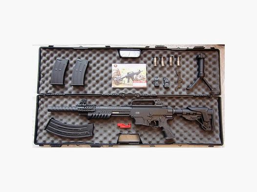 NEUHEIT: VS-REPETIERFLINTE HATSAN, MOD. PX12TS, Kal. 12/76, MIT EINSTECKMAGAZIN & MEGA-AUSSTATTUNG!!
