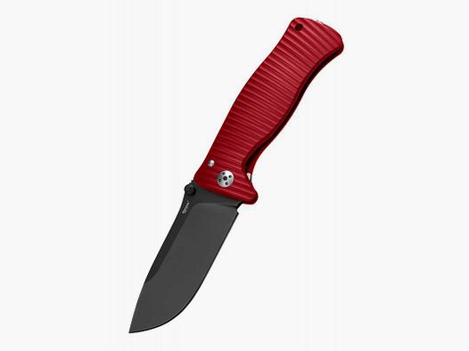 Lionsteel SR1 Aluminium Taschenmesser, Rot, Schwarz, D2