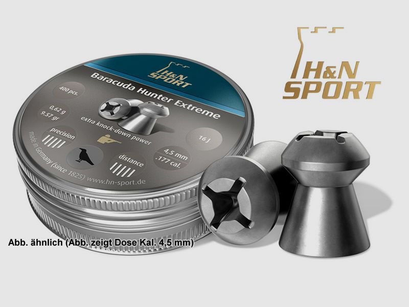 H N Jagd-Diabolo Baracuda Hunter Extreme, Kaliber 5,5 mm, 1,20 g, 200 StĂĽck
