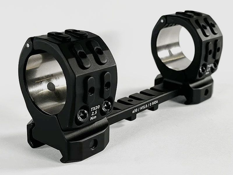Montaje en bloque ERATAC T7, corto ø 30 mm + 15 mm de altura (0 MOA de inclinación)