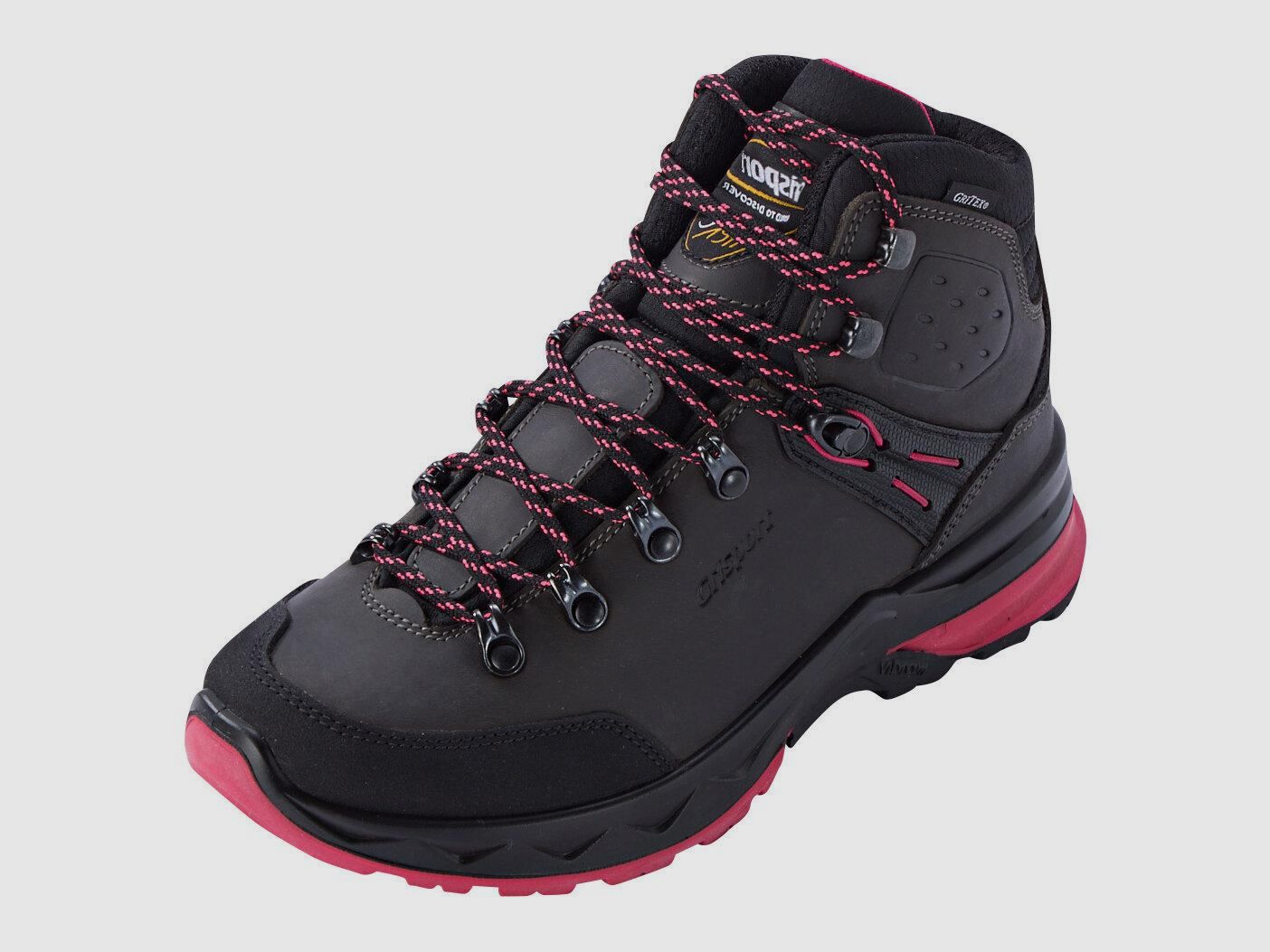 Sol Buty Outdoorowe Damskie (Czarny/Różowy)