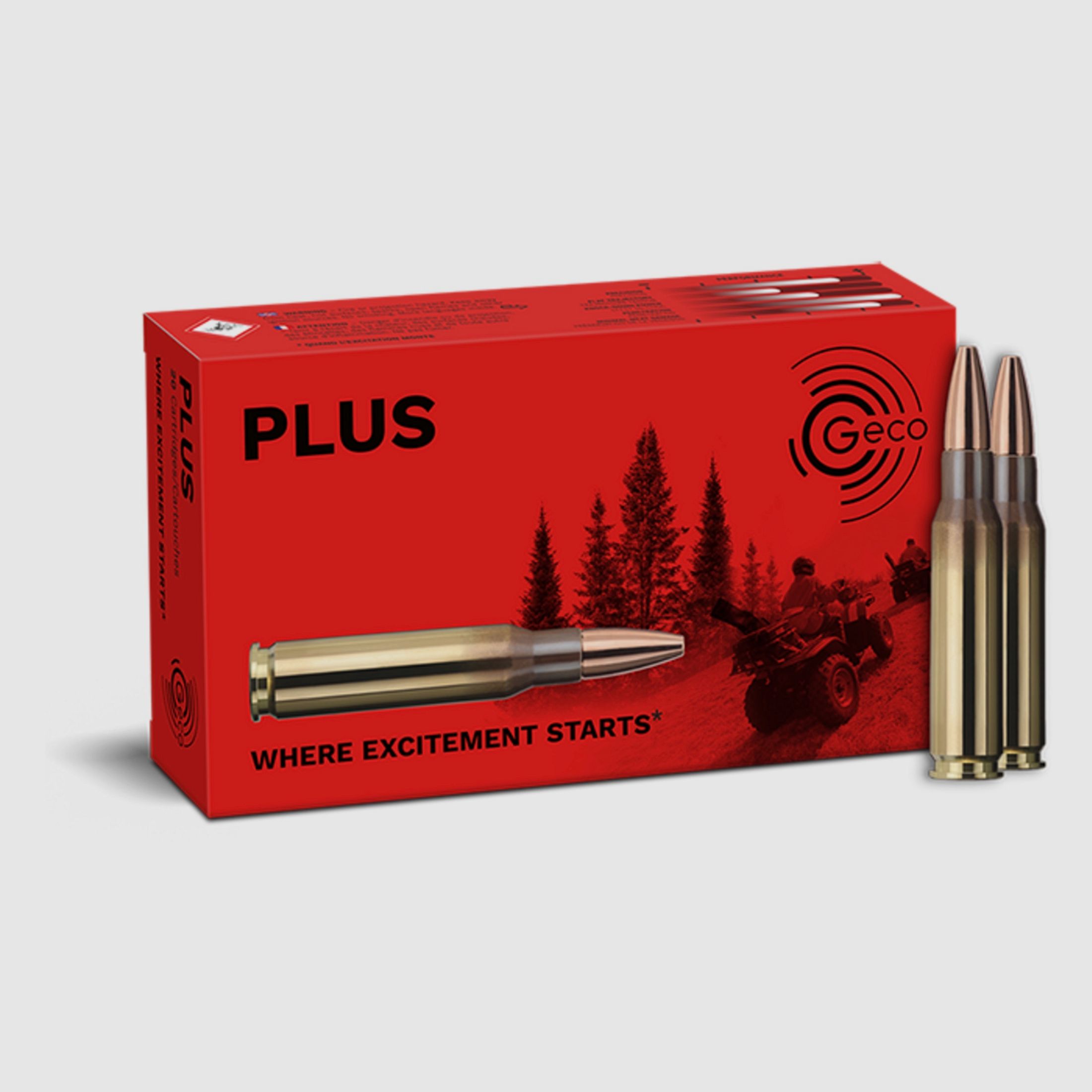 Geco 2317805 .308 Win. Plus TLM unido 11,0g 170grs.