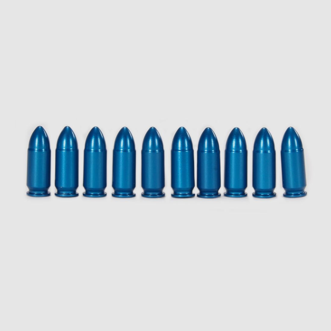 A-Zoom Cartucce Finte in Alluminio Anodizzato 9mm 10 Pezzi