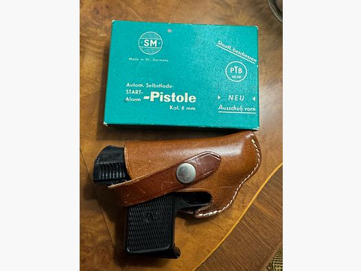 SM 110 8mm automatikpistole mit Karton + 2 Holster 