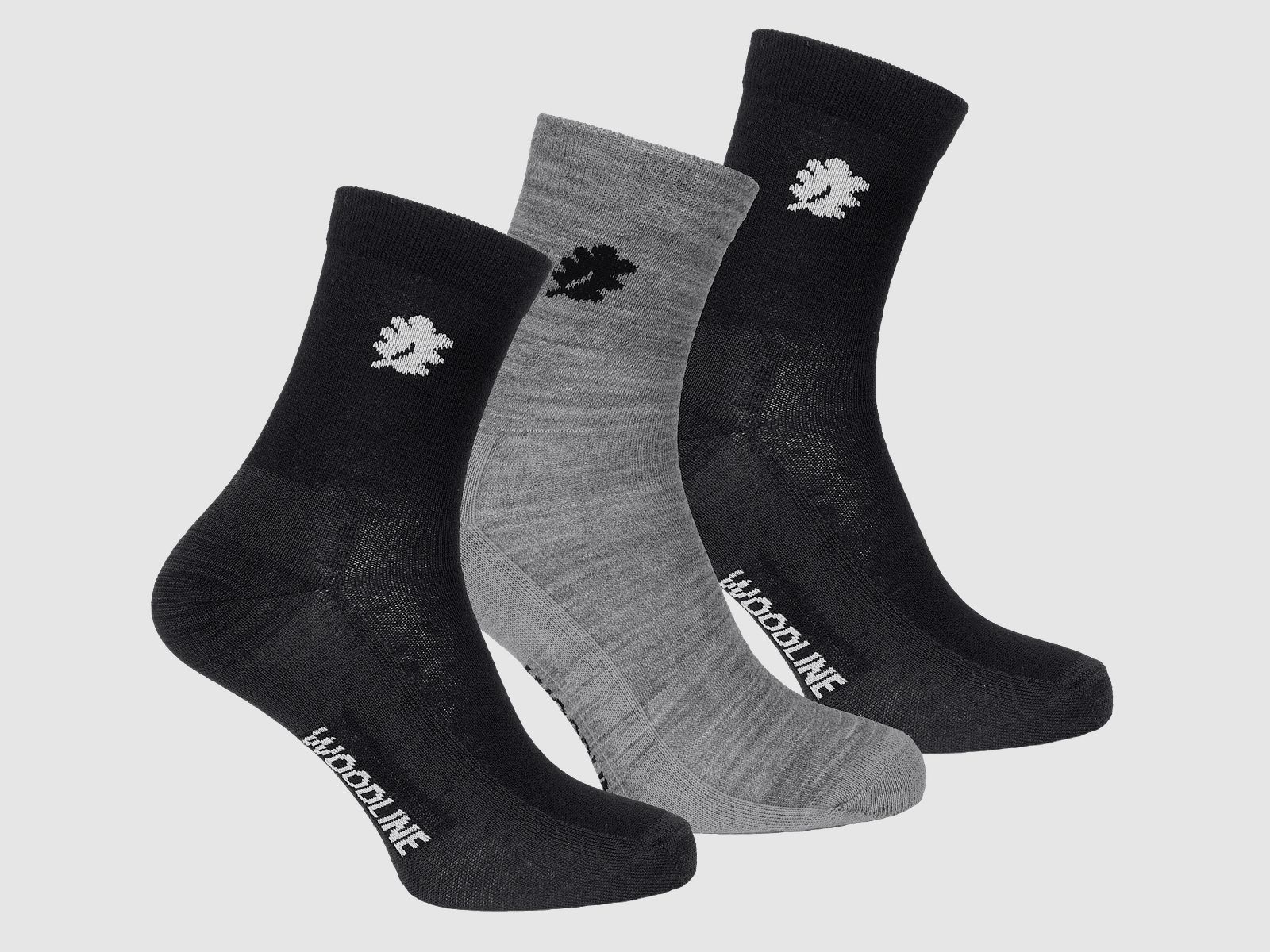 Skarpety Woodline Liner z wełny merino 3-pak 35-39