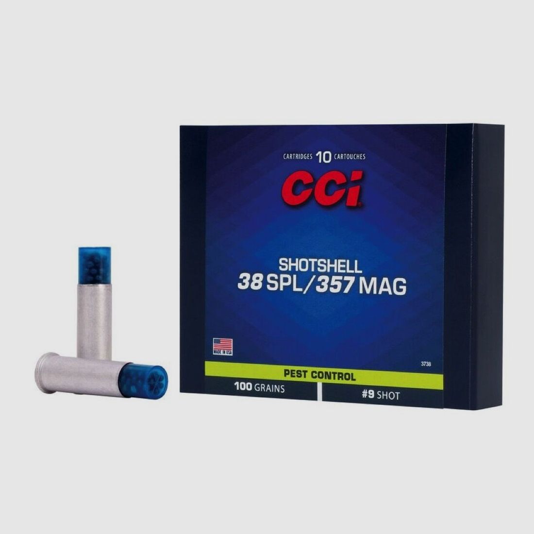 CCI Shotshell 100grs Nr9 10St .357Magnum