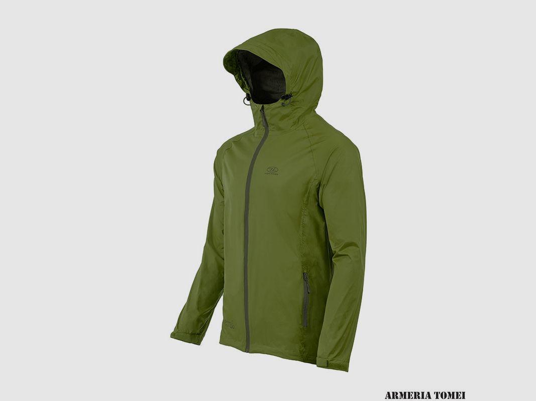 HIGHLANDER – STOW & GO WATERPROOF JACKET (OD GREEN), immagine 4 di 6