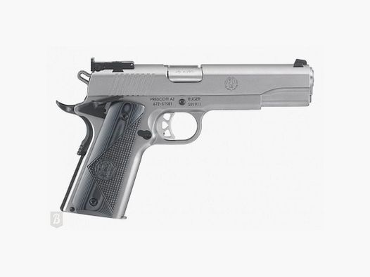 PISTOLA RUGER SR1911, 9MM SEMI-AUTO TARGET 5P 9+1 COLPI ACCIAIO INOSSIDABILE