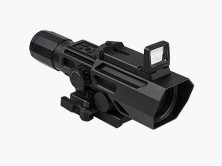 Zielfernrohr 3-9x42 Schwarz mit Flip-Up Red Dot NcS