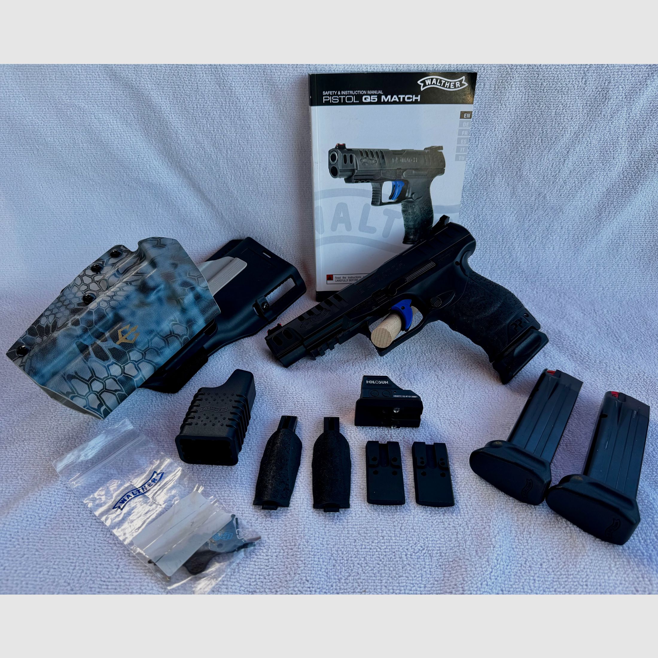 Walther Q5 Match Champion Ed. Komplettpaket für dynamische Disziplinen