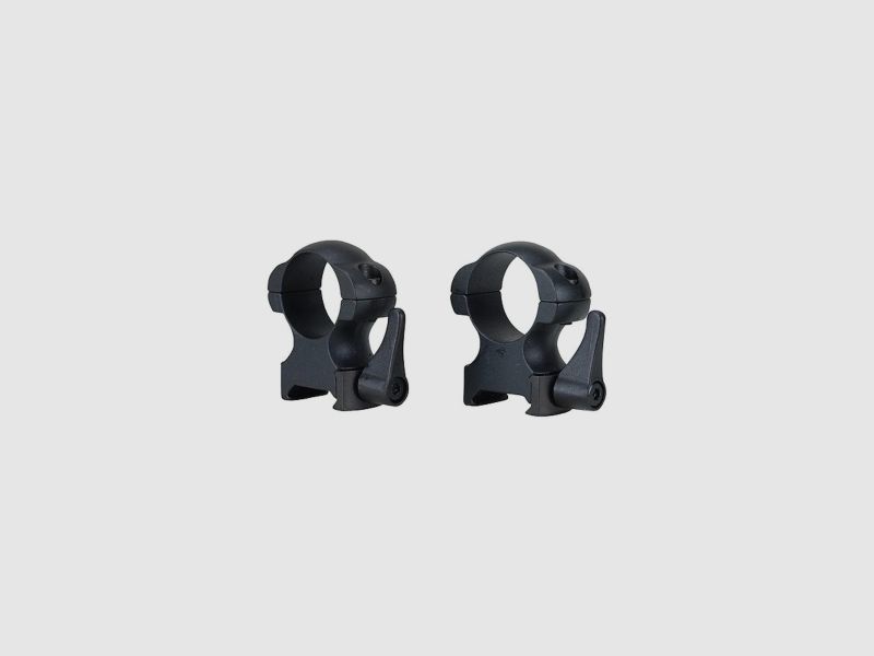 Weaver Grand Slam Weaver-Style Rings Lever Lock matte black 25.4mm extra high, BH 13.21mm