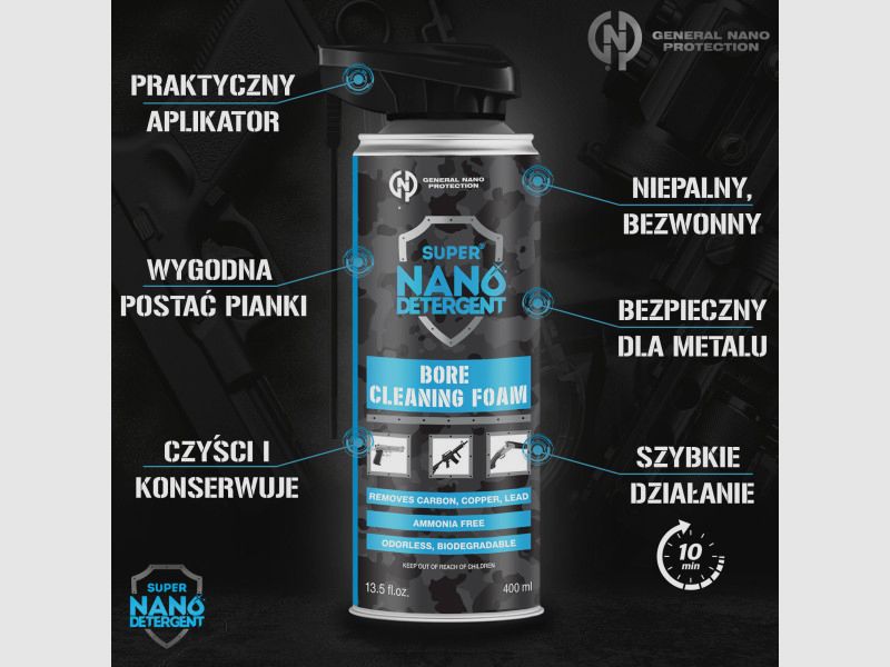 Pianka do czyszczenia luf GNP Bore Cleaning Foam (200ml), zdjęcie 1 z 3