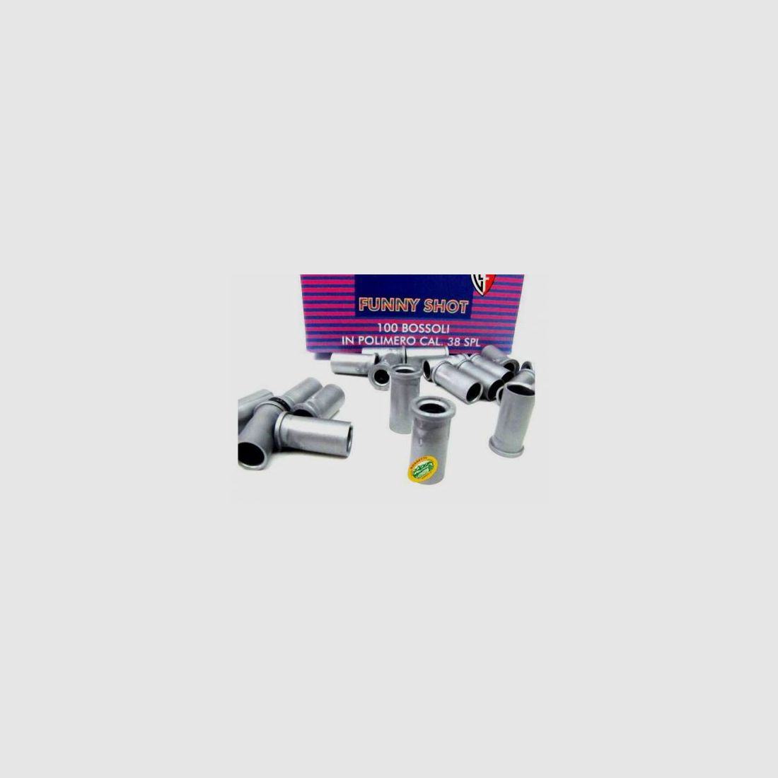 FIOCCHI Bossoli cal.38SPL FUNNY SHOT Polimero