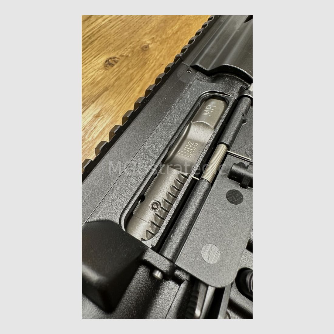Heckler & Koch MR223 A3 Slim-Line 16,5" Lauf - halbautom. Büchse .223Rem sportlich zugelassen! - Das zivile H&K 416 - mit Original H&K Abzugs- und Schlagstück Pin mit extra Sicherung wie bei G95K + Original H&K QD End-Plate (doppelt neu verstemmt, siehe Foto)