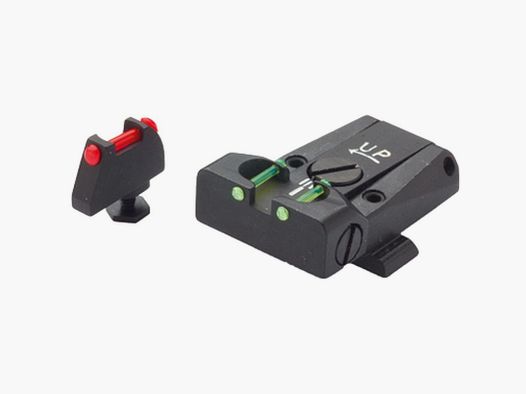 LPA SET DE MIRAS DE FIBRA AJUSTABLE GLOCK
