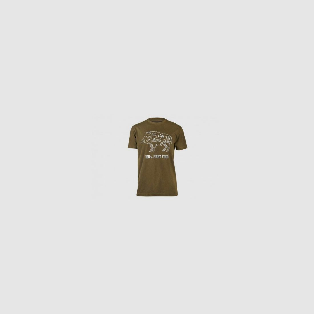 Wild Boar T-Shirt Khaki, image 1 of 4