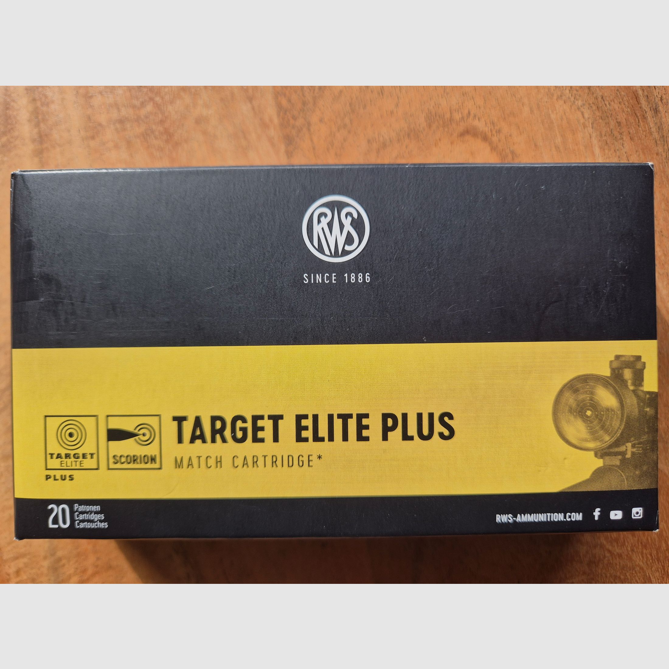 100 Schuss RWS Target Elite Plus 6,5mm Creedmoor 143grs
