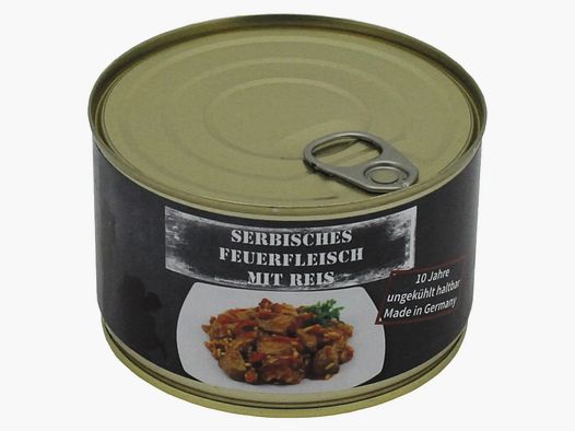 MFH Servisch Vuurvlees met Rijst Blikvoeding 400 g