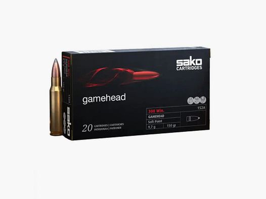 Sako 270 Win Gamehead 130 gr Munition