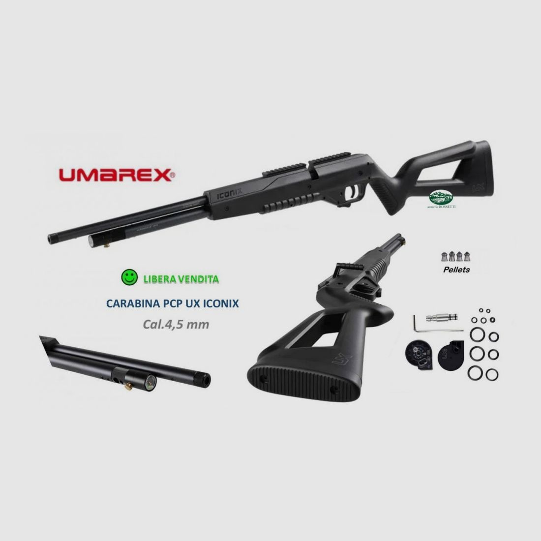 UMAREX UX ICONIX PCP Kal.4,5
