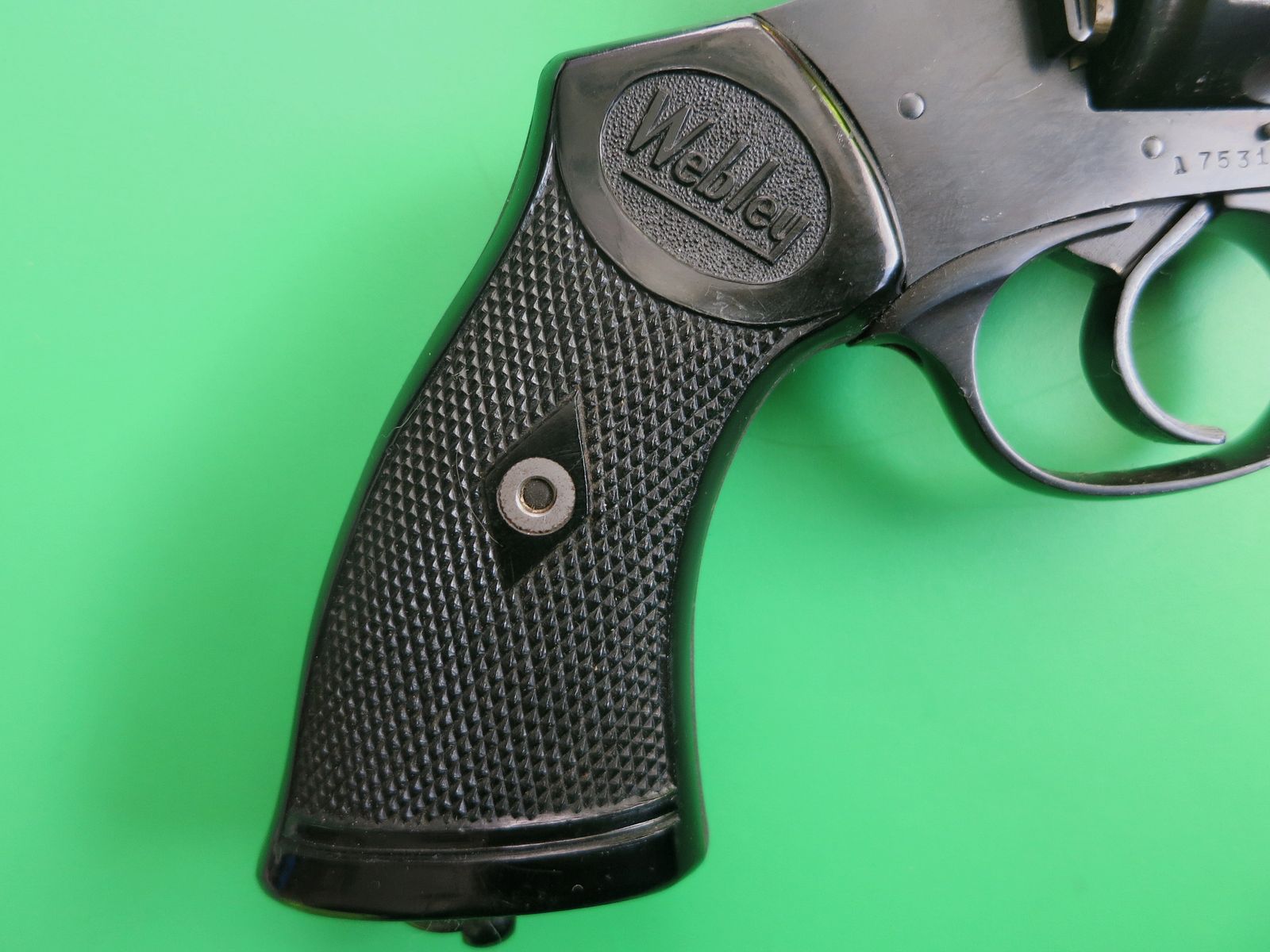 Revolver à bascule Webley & Scott Mk IV, Birmingham, Cal. .38, Police de l'Afrique du Sud britannique (BSAP) #68