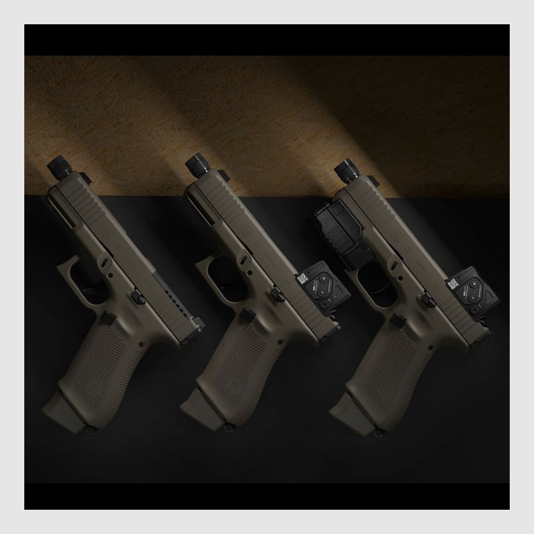 Glock Pistole 45 MOS/FS/GL A-CUT Hunter Combo 9 mm Luger