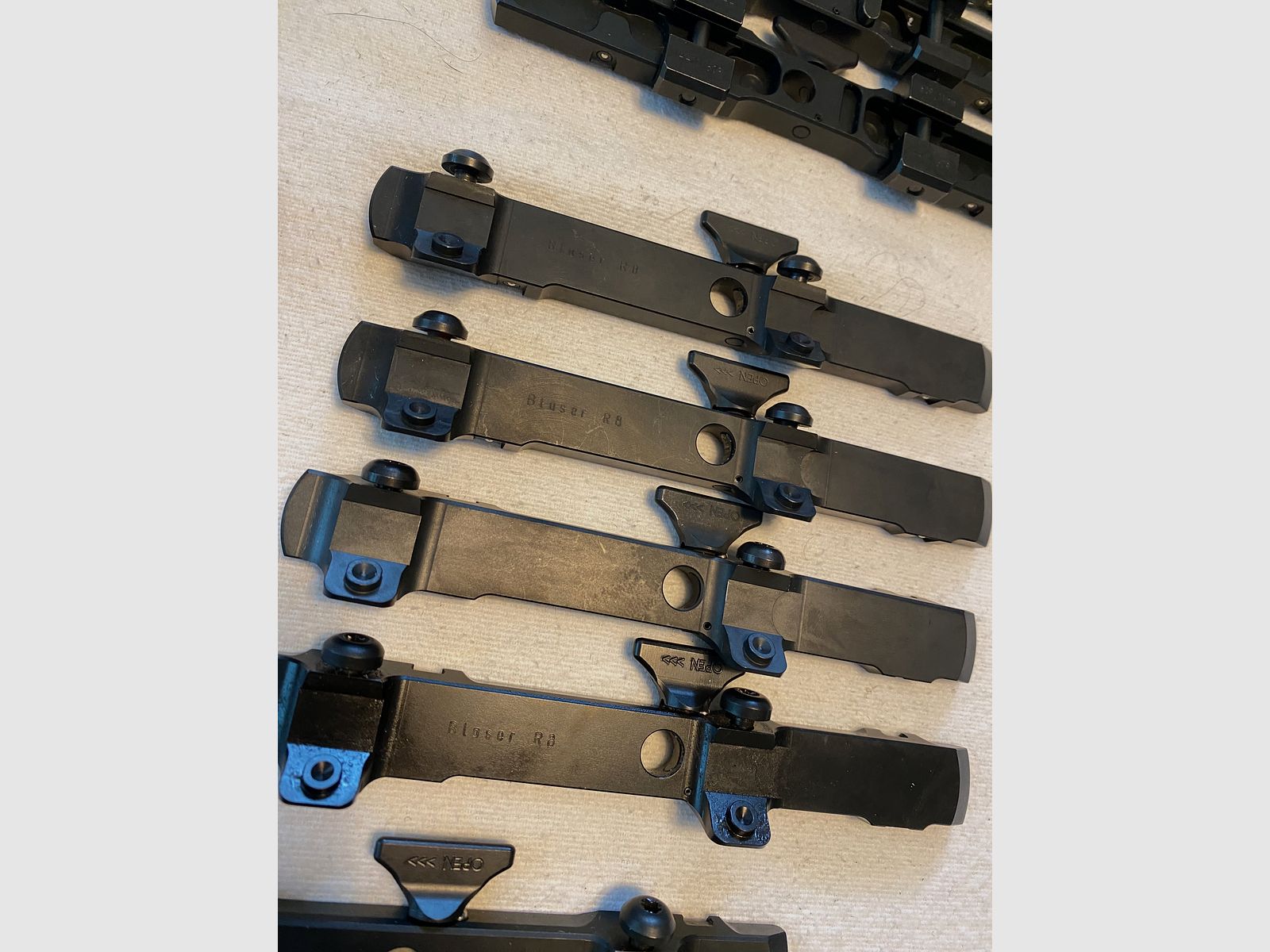 Rail de montaje Dentler, Blaser, Zeiss, Blaser R 8, Klemm, Prisma, montaje, etc.