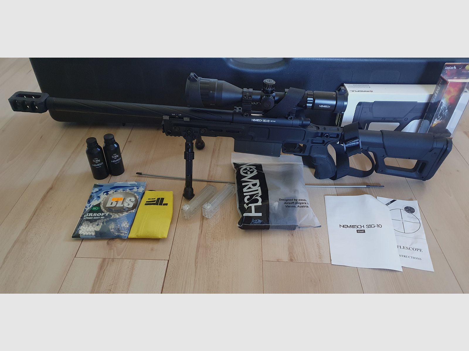 Novritsch SSG10 A3 inkl zubehör