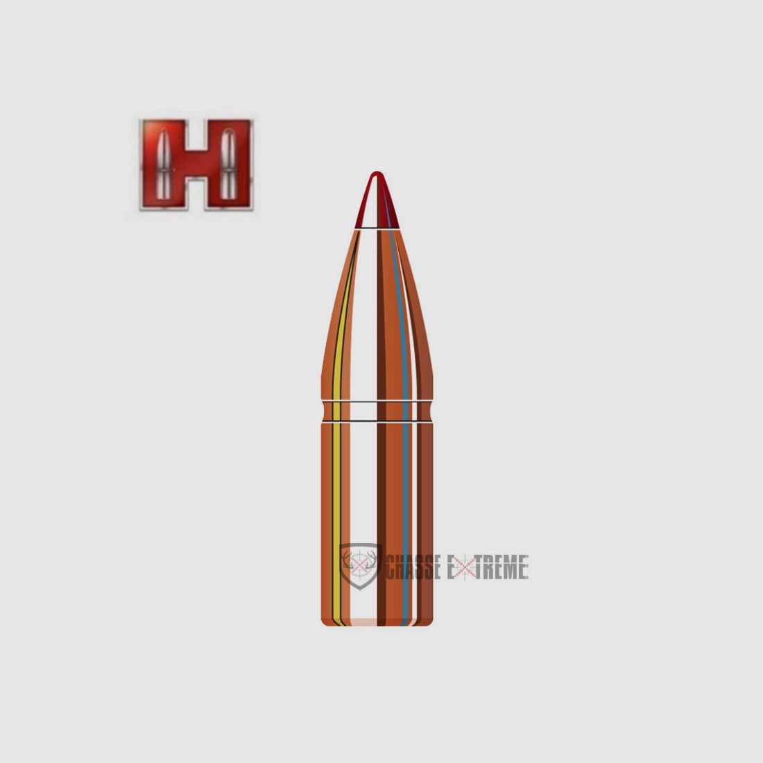 50 Geschosse HORNADY Kal. 270. 277 100Gr CX