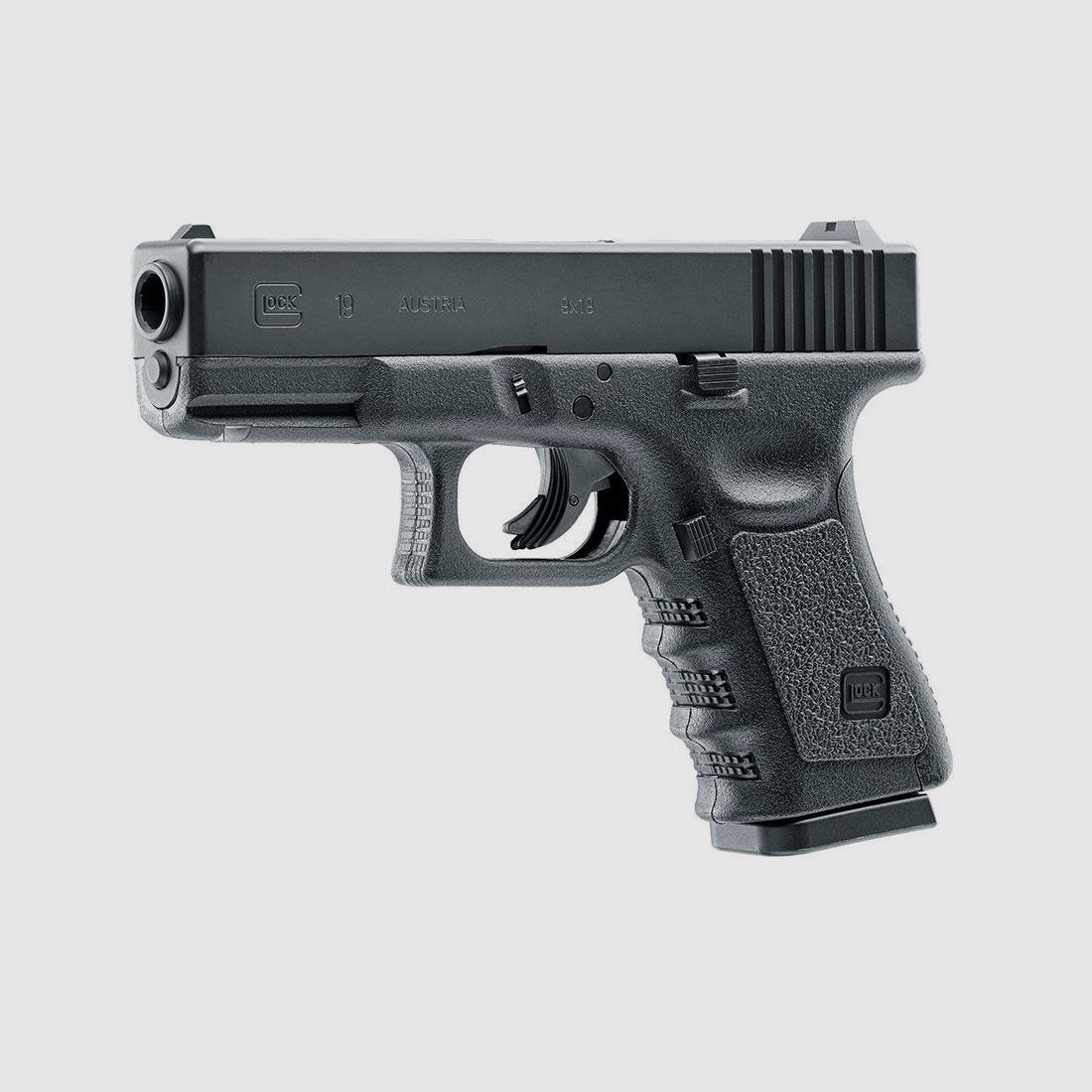 VFC Glock 19 Gen 3  Airsoftpistole Co2 Pistole Kaliber 6 mm BB Schwarz