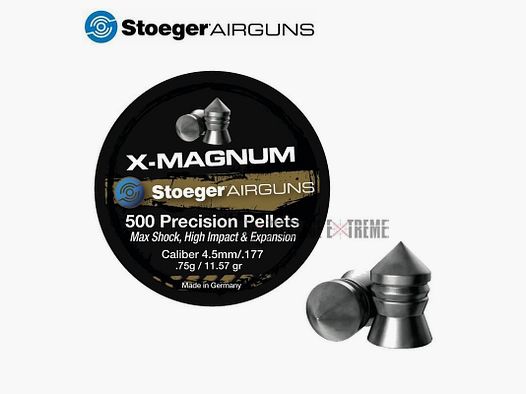 200 Piombi STOEGER AIRGUNS X-Magnum Cal. 5,5mm Punta