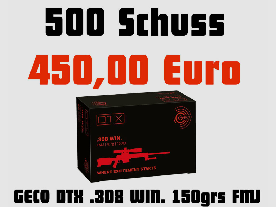 Geco DTX .308 Win 150grs